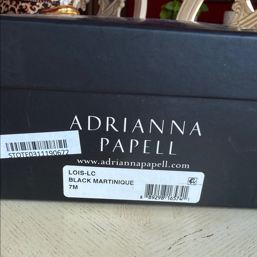 Adrianna Papell Black Heels